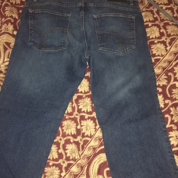 Calvin Kline,medium to dark blue denim jeans, very good condition, size 38waist, - Picture 6 of 7